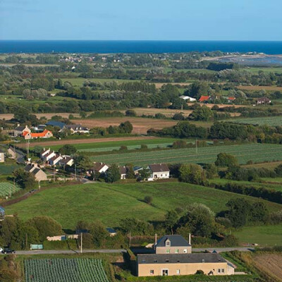 Vue champs Val de Saire Priméale