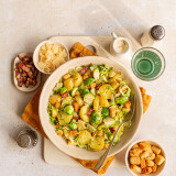 SALADE CÉSAR AUX CHOUX DE BRUXELLES ET POMMES DE TERRE