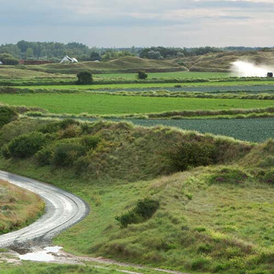 Vue des champs du Pays de Créances