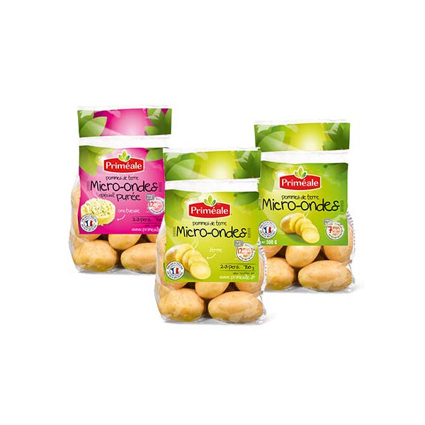 Les pommes de terre micro-ondables