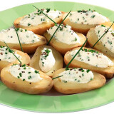 Pommes de terre surprises au chèvre frais