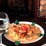 Tarte fine de Princesse Amandine au noix de Saint Jacques