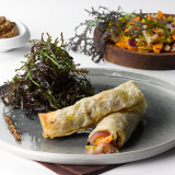 Croquants de légumes à la moutarde rouge