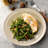 Haricots verts et potimarron saveurs agrumes