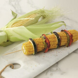 Brochette d’épis de maïs au barbecue