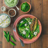 Salad bowl de saison &#8211; Pois gourmands et pois sucrés