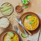 Curry coco aux poireaux