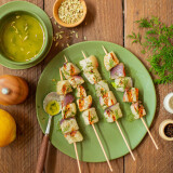 Brochettes de navets grillés à l’aneth