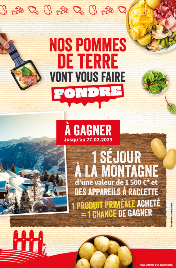 Nos pommes de terre vont vous faire fondre