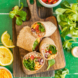 BURRITO MÂCHE ET PICO DE GALLO