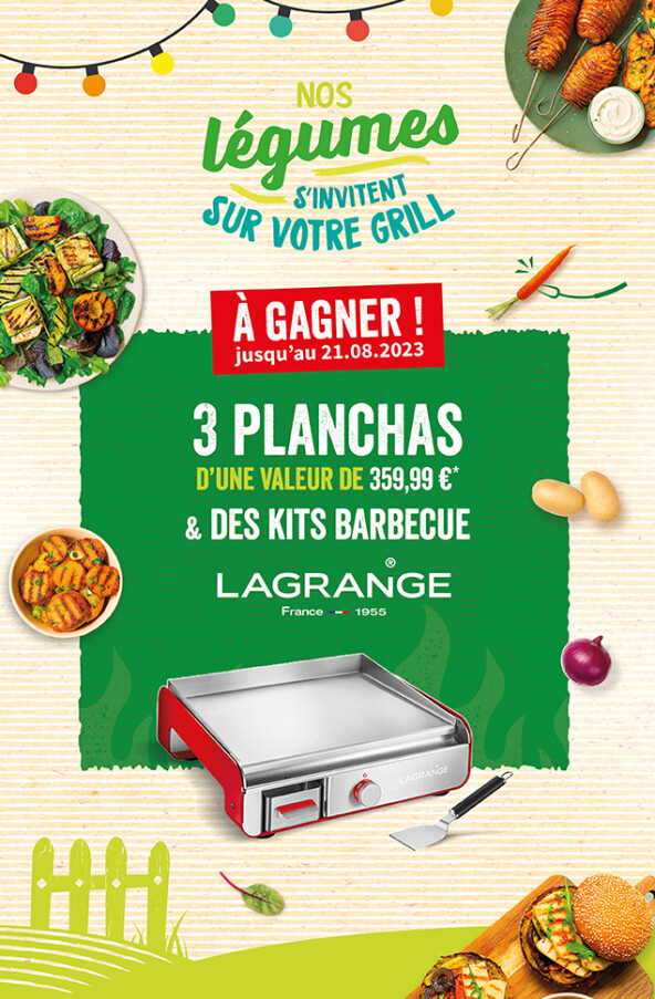Nos légumes s’invitent sur votre grill