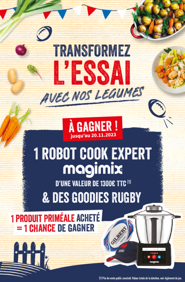 Transformez l’essai avec nos légumes !