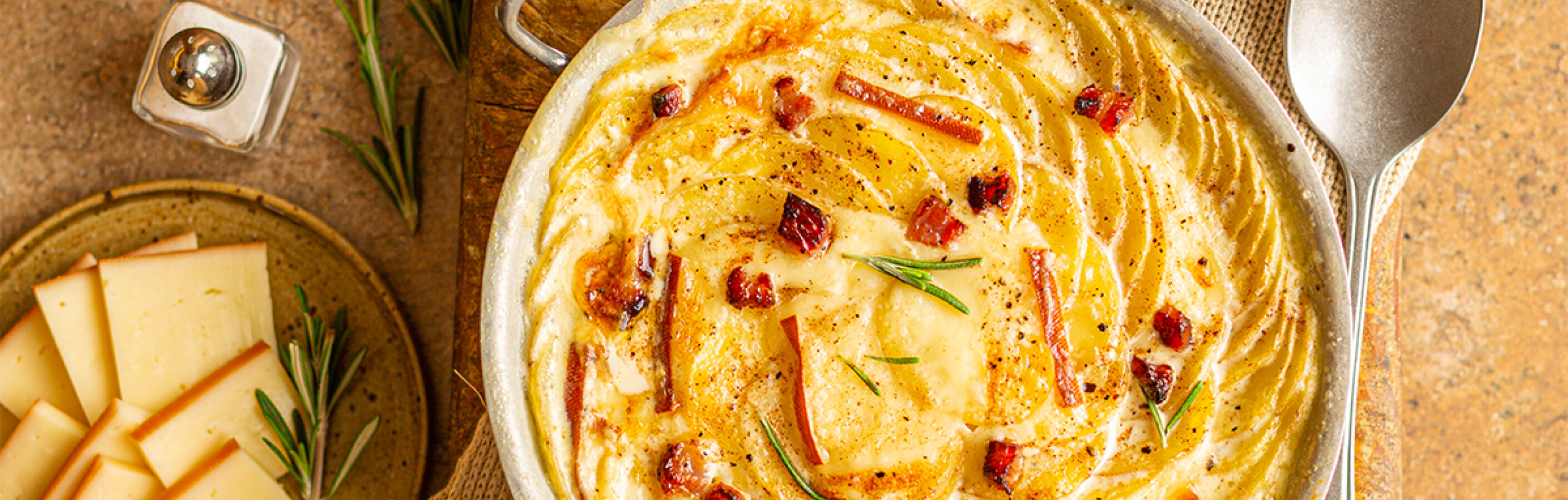 GRATIN DE POMMES DE TERRE À LA RACLETTE Priméale