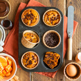 MUFFINS DE PATATE DOUCE ET PÉPITES DE CHOCOLAT