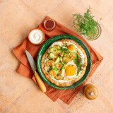 TURKISH EGG AUX CHOUX DE BRUXELLES