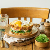 CROQUE MADAME AUX ÉPINARDS